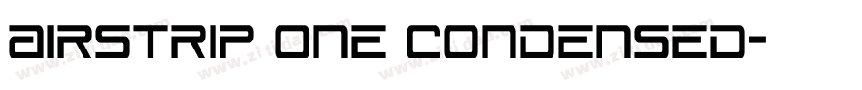Airstrip One Condensed字体转换